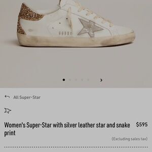Golden Goose Women's Super-Star Sneakers - White and Silver